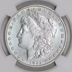 1895-S MORGAN SILVER DOLLAR DETAILS
