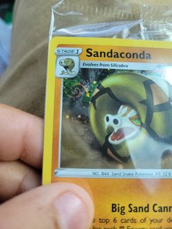 Sandaconda SWIRL IN HOLLO FOIL Pokemon Gamestop