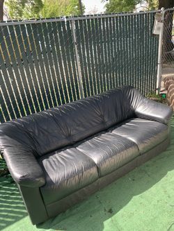 Leather couch