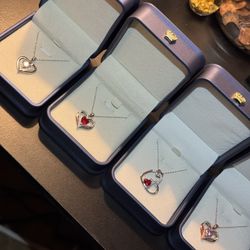 Heart Shape Sliver 925 Necklace 