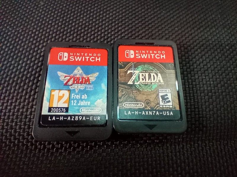 nintendo Switch Zelda Lot . Tears Of The Kingdom And Skyward Sword