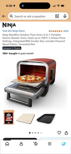 Ninja outdoor grill pizza oven smoker electric