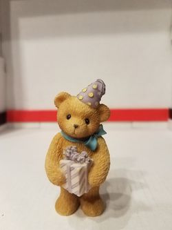 Cherished Teddie birthday figurine