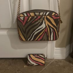 Michael Kors Purse And Matching Wallet