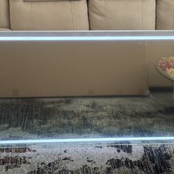 ExBrite 72" W x 36" H LED Bathroom Large Light Led Mirror,Anti Fog,Dimmable,Dual Lighting Mode,Tempered Glass