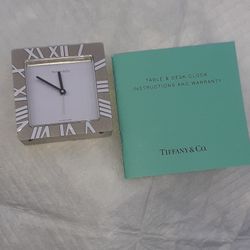 Like New Tiffany Clock With Manual