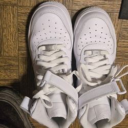 White Nike Air Force Ones