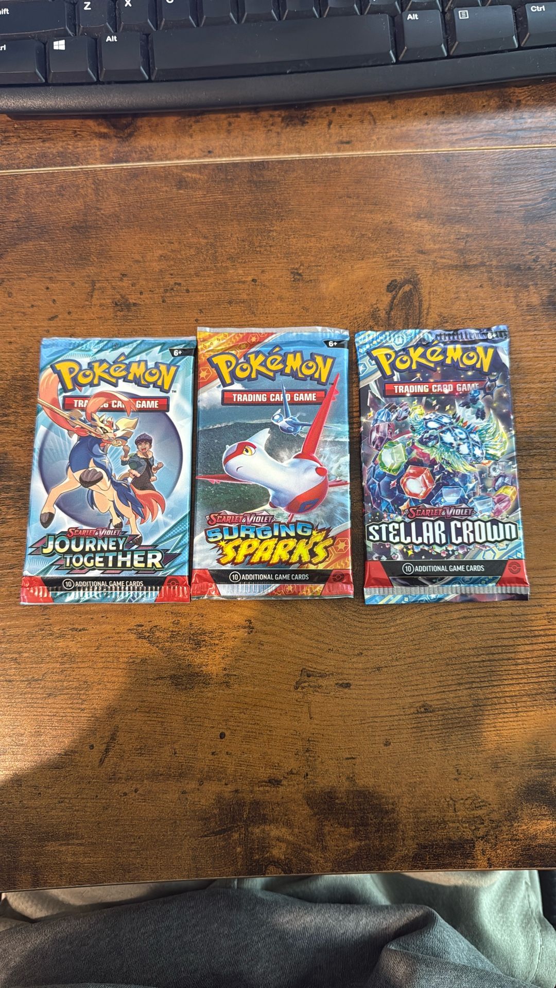 Pokémon Booster Packs Surging Sparks Journey Together Stellar Crown
