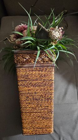 Basket with flowers