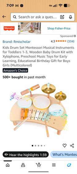Toddler/baby music toys