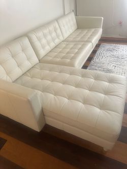 White sofa