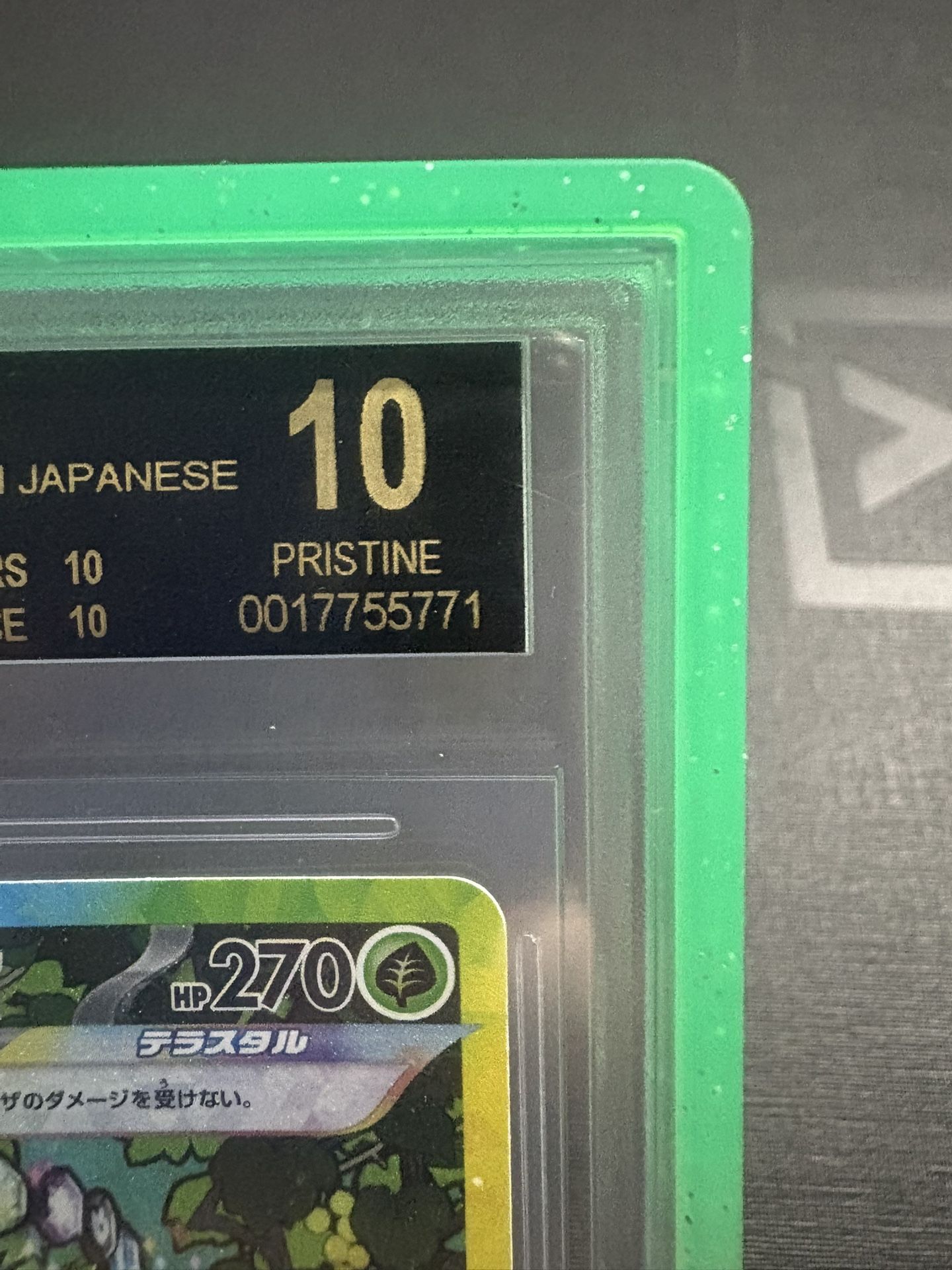 Pokemon Japanese Beckett Black Label (BGS) Leafeon EX SAR POP 10