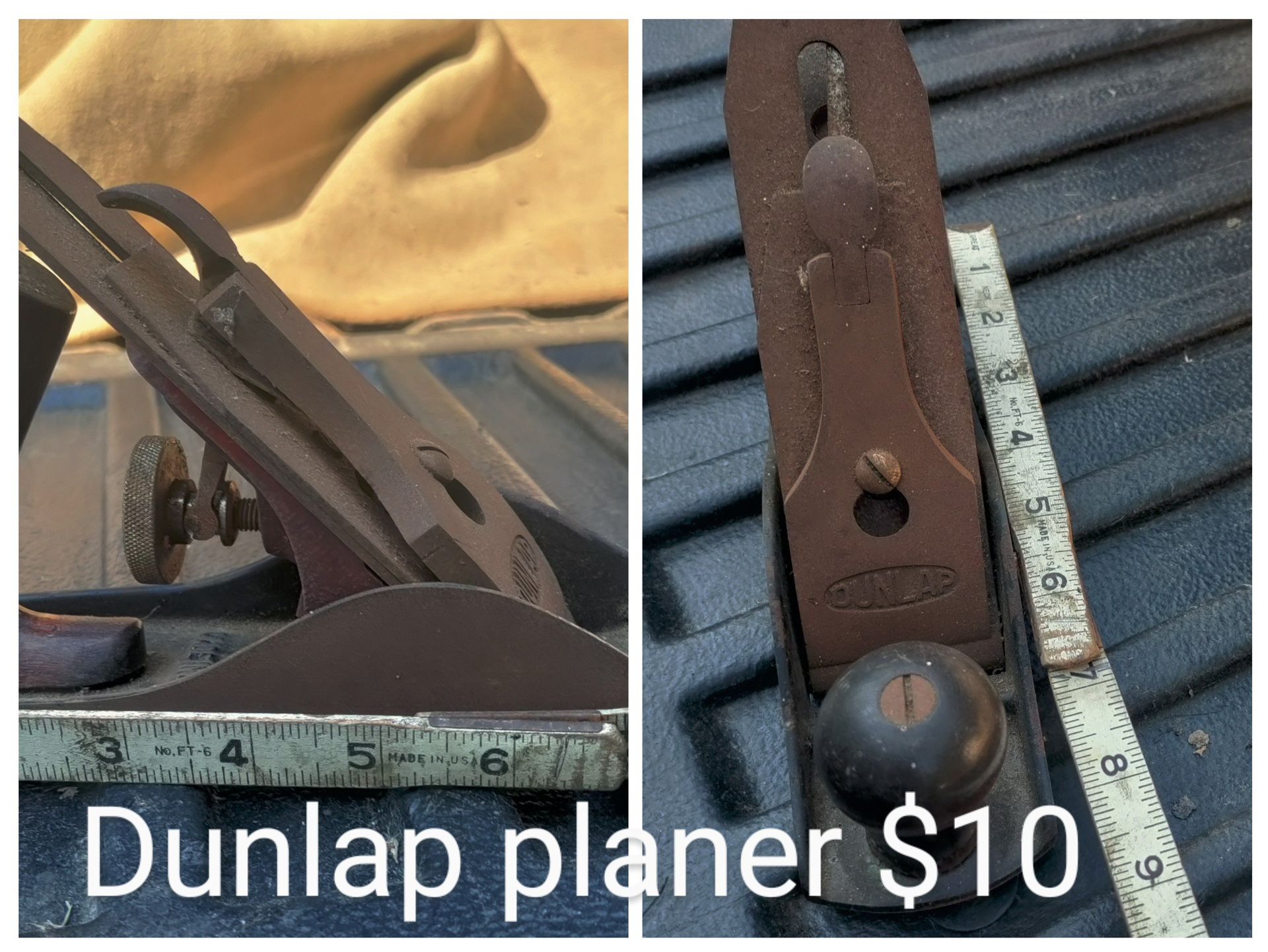 Vintage Dunlap Planer