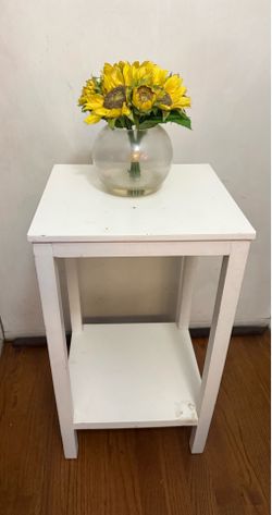 White side table