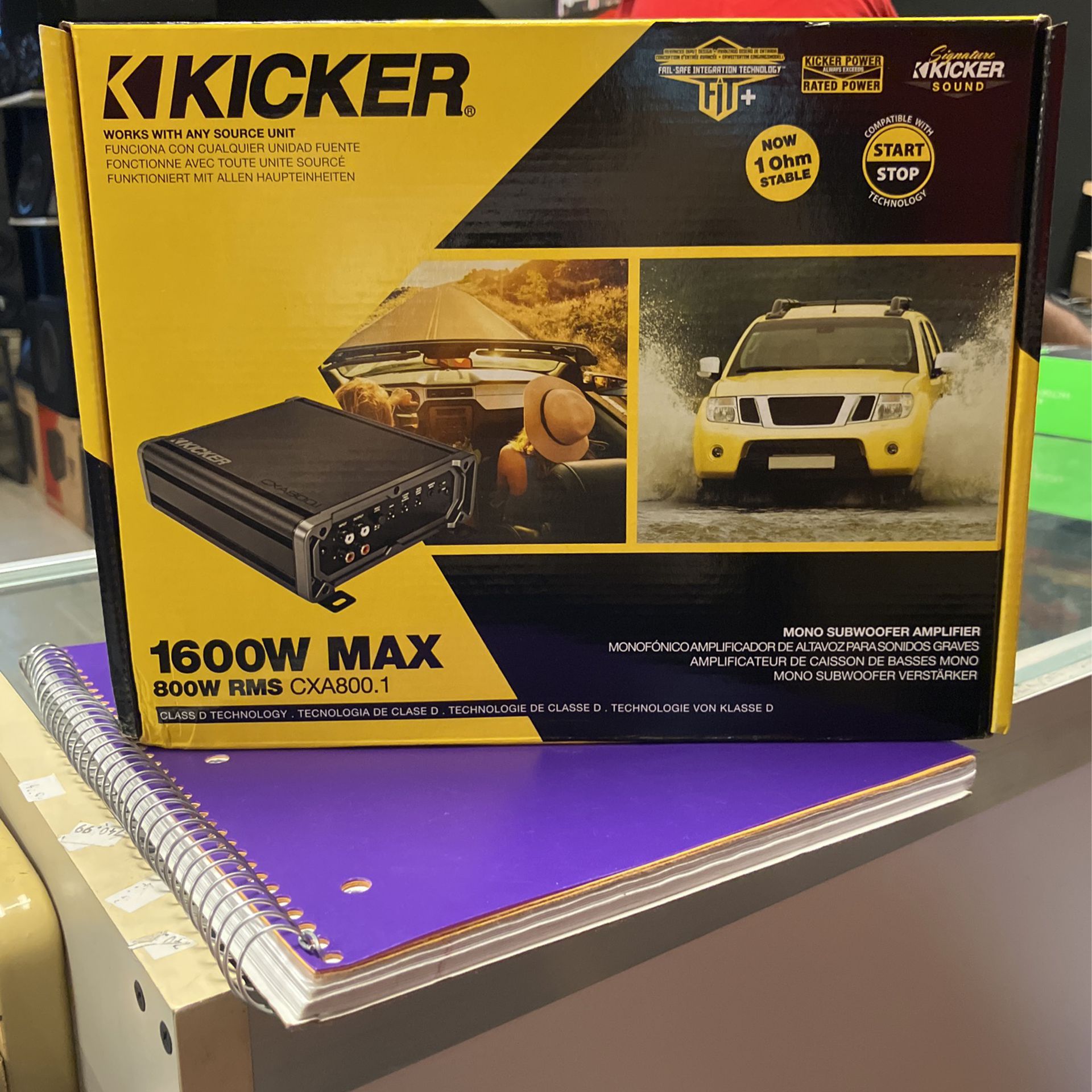 Kicker CXA800.1 Amplifier 