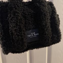 Marc Jacob’s black micro teddy tote