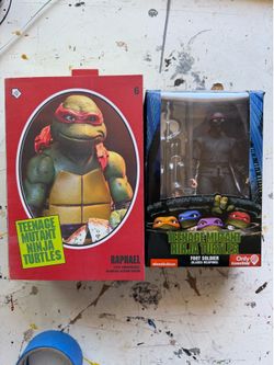 Neca Raphael and foot soldier