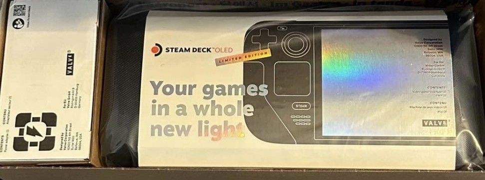 RARE LIMITED EDITION STEAM DECK OLED 1TB BUNDLE SYSTEM *SOLD OUT AND NEVER WILL BE MADE AGAIN*