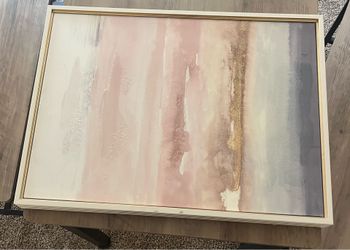 Water color wall decor