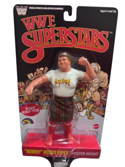WWE Mattel Superstars LJN Series 3 “Rowdy” Roddy Piper Black Card Chase