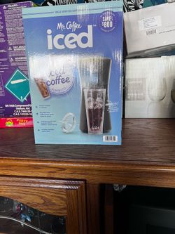 Mr. Coffee Iced Coffee Maker, Single Serve Hot and Cold Coffee Maker with 22 ounce Reusable Tumbler, Filter and Wholesalehome Cloth