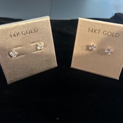 Gold 14k Small Earrings
