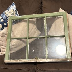Green Antique Window