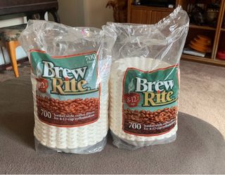 Coffee Filters Brew Rite 700 in each pack total 1400 Filters 8 - 12 cup New sealed bags