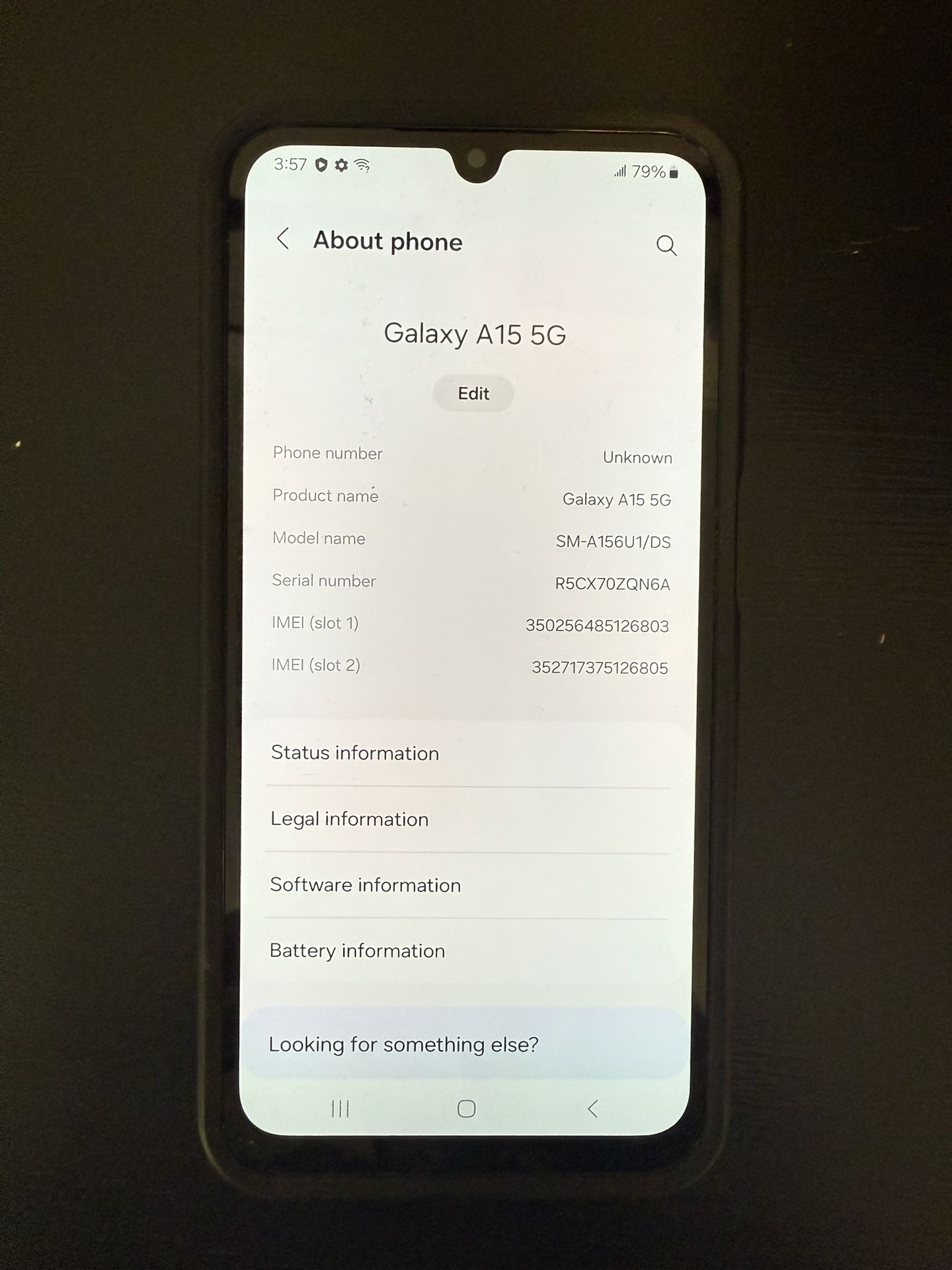 Samsung Galaxy A15 5G – Unlocked – Like New + Free Case ($199 Retail)