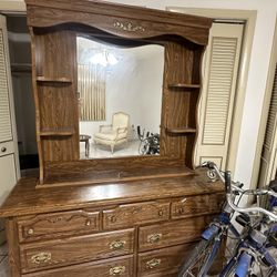 Dresser with a mirror Must go by July 3
