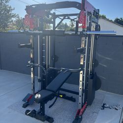 💥❗️NEW‼️FREE ASSEMBLY/DELIVERY 🔥🚚💥SMITH MACHINE✅ Complete Bundle✅
