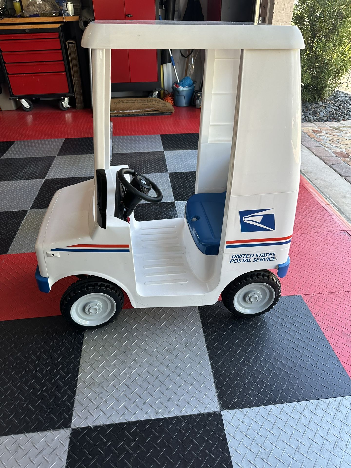 Mail Truck Ride On Toy For Kids