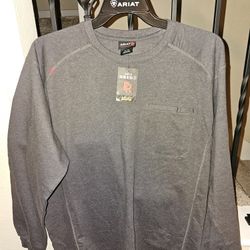 ARIAT FRC DARK GREY PULL OVER SHIRT 