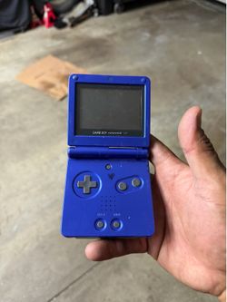 Blue Nintendo Gameboy Advance Sp