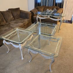 Glass Table Set