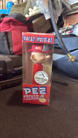 Funko PEZ Fireman Wacky Wobbler – Limited Edition 1 of 5,000