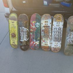 6 skateboards Only 