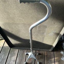 Aluminum quad cane