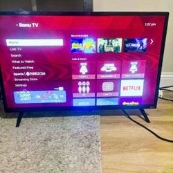 32inch Roku Smart TV With Roku Remote 