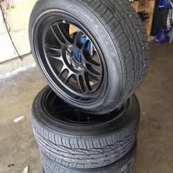 Enkei Rpf1 15x8 +28 Wheels And Tires 