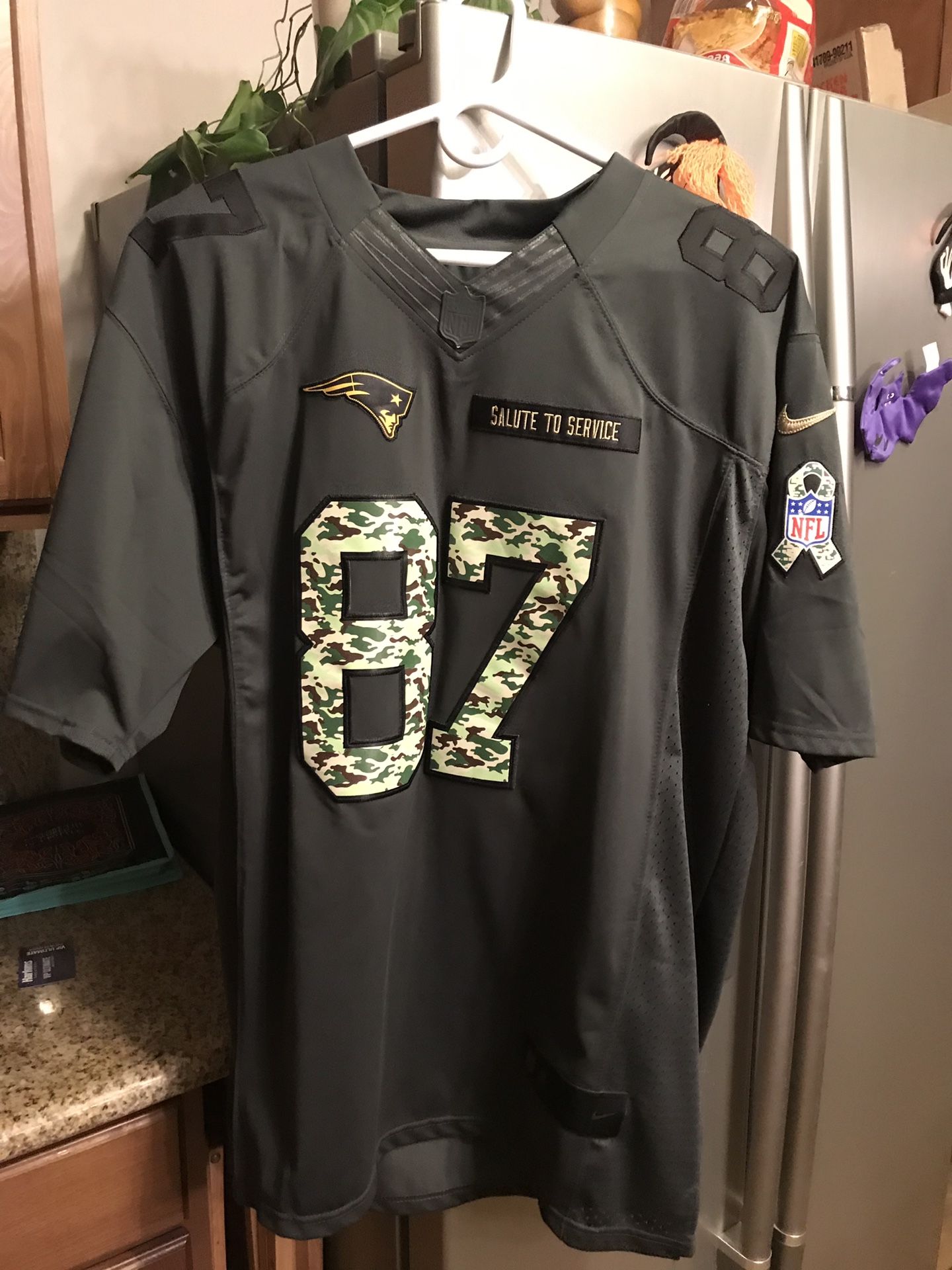 New England Patriots Rob Gronkowski Salute To Service Jersey