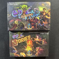 Tiny Epic Dungeons +expansion Board Game Read Description 