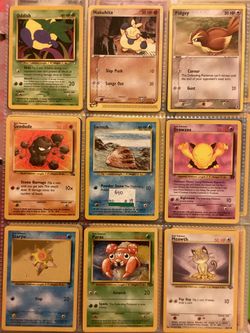90 Vintage Pokémon Cards NM to LP (Bundle #39)