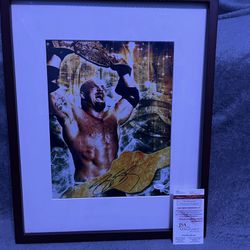 Signed WWE Goldberg picture