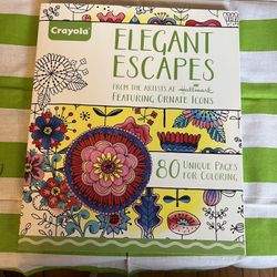 Adult Coloring Book Elegant Escapes 