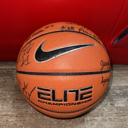Signed Furman Women’s Basketball Team Ball