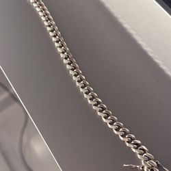 Silver 925 Miami Cuban Bracelet 