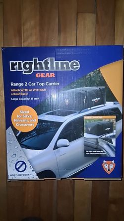 Specifications
Rightline Gear Range 2 Car Top Carrier
Size
15 cu ft