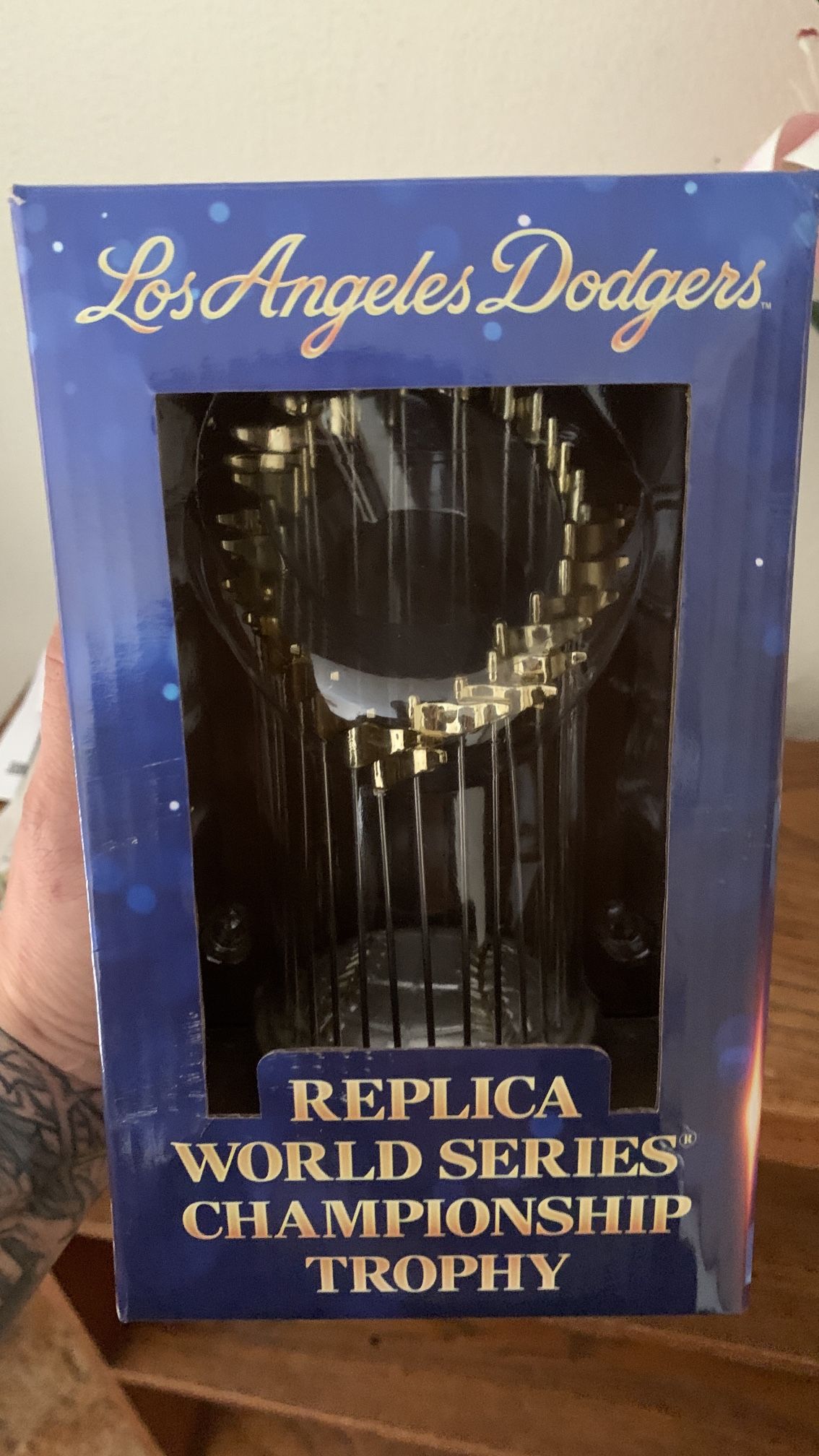Dodgers Replica Trophy First Giveaway