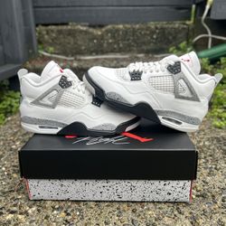 Jordan 4s White Cement 